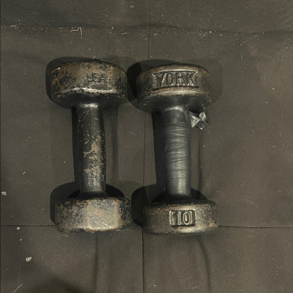 York Black Dumbbells